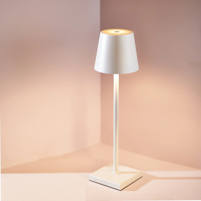 Modern Decorative Luxury Poldina PRO Cordless LED Table Lamps for Restaurant Home Decoration Light with Rechargeable Battery Operated