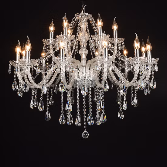 Hot Sale Large Pendant Hanging Light LED Crystal Chandeliers Modern Decorative Pendant Lamp