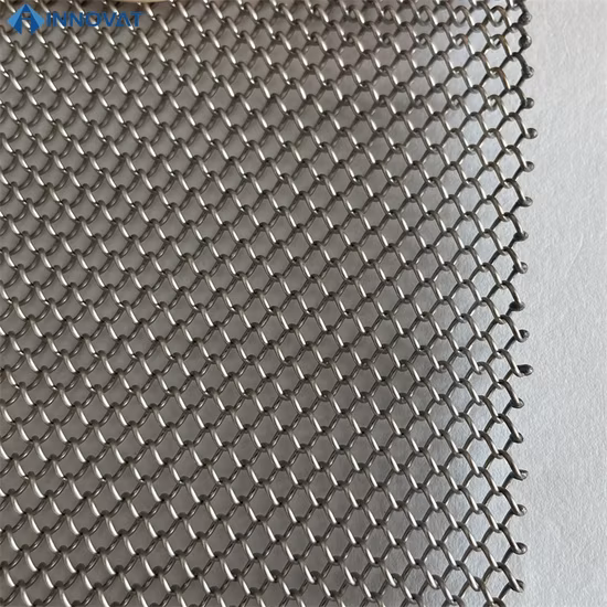 Metal Coil Drapery Spiral Wire Fabric Curtain Chain Link Wire Mesh